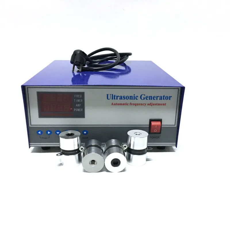 Générateur de nettoyeur à ultrasons d'impulsion numérique 2400W 25KHZ générateur à ultrasons pour nettoyeur de carte PCB à ultrasons industriel automatique