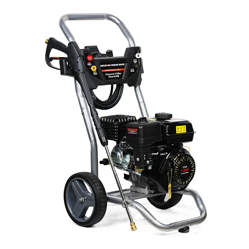 170bar Good Quality Household Residue Free Portable Gasoline High Pressure Washer