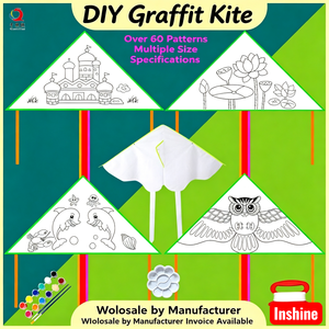 Kit de fabrication de cerfs-volants pour enfants - Peintures sûres et non toxiques, tous les outils inclus, idéal pour les jeux en plein air et le développement des compétences - Product Image 3