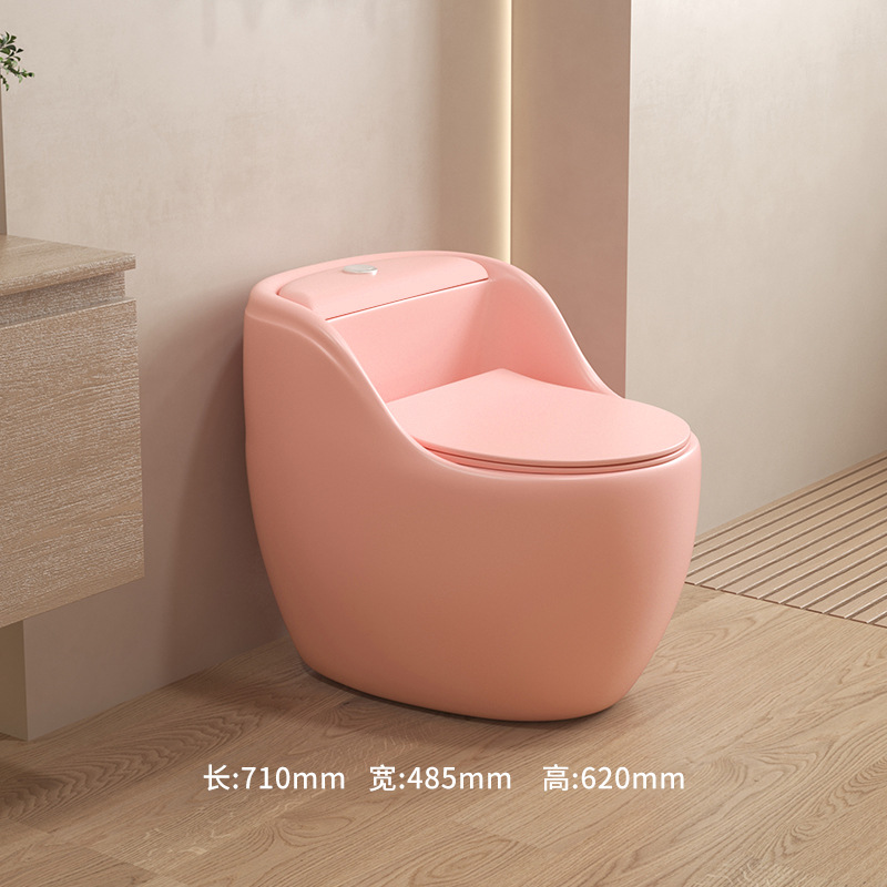 Toilette rosa femminile