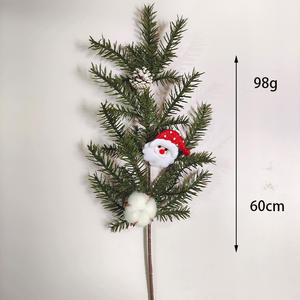 Adorno de árbol artificial verde <span class=keywords><strong>para</strong></span> decoración de interiores del hogar Agujas de <span class=keywords><strong>pino</strong></span> de Acción de Gracias - Product Image 1