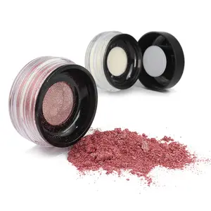 Hochwertiges 8-farbiges Metallic Pearl Glitter Puder Gesichts Make-up hellt Concealer Highlights auf