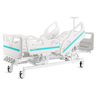 SAIKANG V4V Offres Spéciales manuel ICU lit d'hôpital pour personnes âgées multifonction 4 manivelles matériau métallique