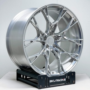 ล้อ jdm ปลอมแปลง bku สำหรับ Toyota GR Corolla Supra Camry <span class=keywords><strong>TRD</strong></span> RAV4 CHR Sienna 18-21<span class=keywords><strong>นิ้ว</strong></span>ขอบล้ออัลลอยสีดำสั่งทำ5X114.3 - Product Image 5