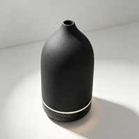 Humidificateur d'air ultrasonique pour pièce de 200 ml, diffuseur d'arômes en céramique, télécommande, diffuseur d'huiles essentielles de bureau