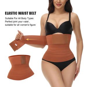Tailletrainer Vrouwen Afslankschede Grijpt Me Omhoog Verband Wikkel Body Shaper Buik Shapewear Trimmer Riem Stretch Banden 10Cm 5M 6M - Product Image 2