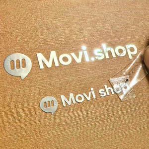 Custom Printed Clear Self-Adhesive Acrylic UV Transfer Peel Label Stickers Waterproof Glossy/Matte Finish Custom Promotional