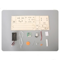Kit STEM d'ascenseur en bois à assembler soi-même OKYN-Y2669, modèle d'ascenseur électrique, jouet d'expérimentation physique scolaire, commande en gros