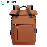 Mochila Fuliya Personalizada de Gran Capacidad para Viajes de Negocios, Informal, para Exteriores, con Cierre de Cremallera, Impermeable, Neutral, para Computadora Portátil