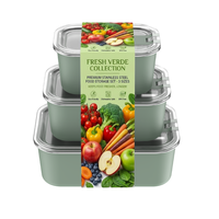 Matériau de qualité alimentaire, avec une couche intérieure en verre, ce récipient de stockage alimentaire permet de conserver les aliments frais et peut servir de boîte à lunch.