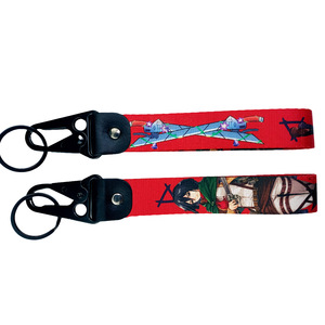 100 modèles de porte-clés en cuir avec logo d'anime mélangés, bec d'aigle, accessoires <span class=keywords><strong>DBZ</strong></span> Luffy Bleach, porte-clés de moto, porte-clés de poignet à bec d'aigle - Product Image 5
