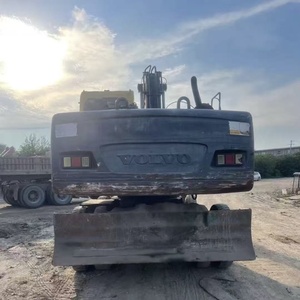 Excavatrice sur pneus d'occasion coréenne VOLVO EW 160C EC290BL en bon état, conception originale, excavatrice d'occasion en Chine - Product Image 5