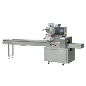 High-speed automatic pillow type candy chocolate flow packing machine Pillow Small Bread Horizontal Packaging Machine