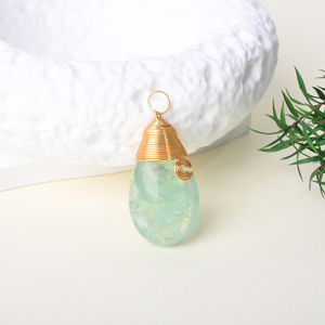 Vente en gros de pierres précieuses naturelles, pierres de guérison, pendentifs en cristal, bijoux en cristal pour cadeau - Product Image 2