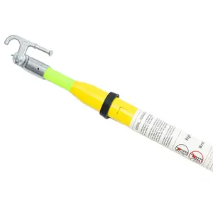 Telescopic High Voltage Operating Rod Stick, Triangle Fiberglass Insulated Hot Stick for Electric power