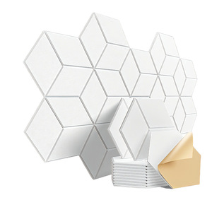 Suministro transfronterizo de paneles hexagonales autoacústicos de fibra de poliéster, insonorizantes y fonoabsorbentes - Product Image 3