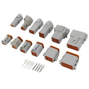 Conector Automotriz Deutsch Macho y Hembra de 2 <span class=keywords><strong>3</strong></span> 4 5 6 8 12 Pines, Serie DT, Impermeable, DT06-8S-E008 DT04-8P-E008 para Electrónica - Product Image 5