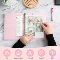 Carnet de défis d'épargne personnalisé avec enveloppes Classeur de budget de qualité supérieure avec enveloppes de trésorerie Planificateur de budget pour les objectifs de vie