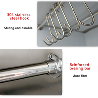 Réfrigérateur de présentation pour viande de mouton, congélateur suspendu à porte ouverte 2200L -1~7 Certifié CE ISO