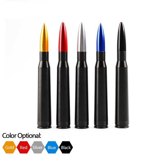 Hot-selling Car Modification Personality Universal Bullet Antenna Herdsman Vehicle Decoration Roof Antenna