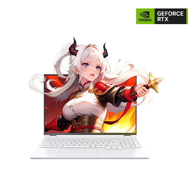 New MECHREVO Dragon 16 Pro AI Laptop Ryzen 9 9955HX RTX 5060 16GB 1TB 300Hz SRGB Win11 White High Performance Gaming Notebook