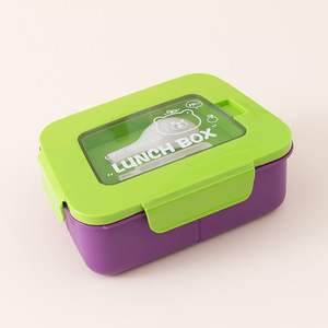 ICEN B130 Boîte à lunch en plastique sans BPA pour enfants pour le stockage du déjeuner et le pique-nique en plein air avec couvercle en plastique - Product Image 5