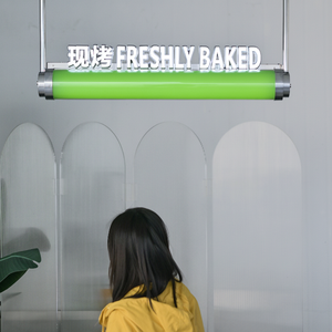 Caja de luz de tubo cilíndrico acrílico colgante mini 3D personajes luminosos logo cilindro creativo cartelera personalizada - Product Image 1