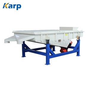 High Efficiency 2 Decks Tea Leaves Linear Vibrating Screen Tobacco Stem Leaf Sieving Machine