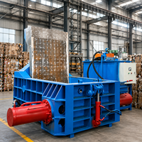 Presse à balles horizontale hydraulique pour le recyclage des métaux ferreux, compacteur pour les déchets d'aluminium et les canettes de boissons
