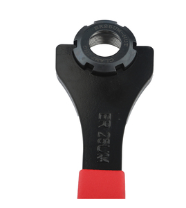 HYCNC 轻型金属 <span class=keywords><strong>UM</strong></span> 型数控铣刀工具扳手 主轴螺母座 铣刀车床 ER20 ER25 ER32 红黑长款 - Product Image 5