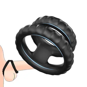 Сильная эякуляция порнографическое кольцо пениса Силиконовое кольцо петуха Мужская задержка круглое игрушечное кольцо пениса секс-игрушки для мужчин
