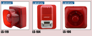 Alarme antivol de sirène stroboscopique filaire 9-35V 115db pour système d'alarme incendie et sécurité à domicile