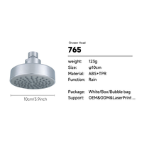 Ensemble de douche à main en acier inoxydable haute pression pour salle de bain, mural, chromé, moderne, réglable, économiseur d'eau, avec support de tuyau, luxe