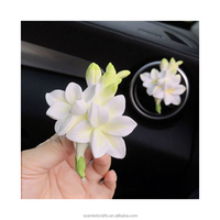Diffuseur de parfum en pierre de gypse céramique naturelle pour voiture, à clipser sur la grille d'aération, pour huiles essentielles, vente en gros
