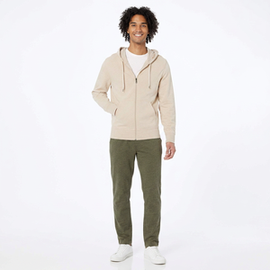Prix de gros, logo personnalisé, sweat-shirts à fermeture éclair pour hommes, services OEM, sweat-shirts à fermeture éclair pour hommes les plus vendus, légers - Product Image 1