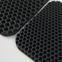 Tapis de sol de voiture 3D en nid d'abeille personnalisés avec service de découpe, fabriqués en mousse EVA durable et ultra-légère