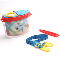 High Quality Handheld 5x Clear Plastic Magnifying Glass Jar Optically Useful Bug Viewer