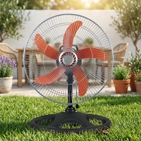 Ventilateur de table mural 3-en-1 en métal pour la maison, avec télécommande, hauteur réglable, oscillant, économe en énergie, pour voiture