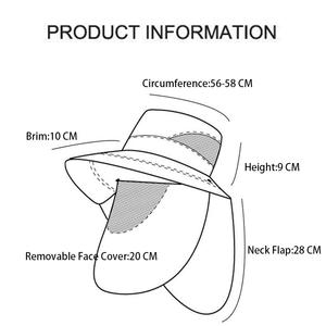 Sombrero <span class=keywords><strong>de</strong></span> Secado Rápido, Impermeable, con Protección Solar, para Hombre y Mujer, con Solapa para el Cuello, Estilo Safari, Senderismo, Pesca, Tipo Bucket, con Logotipo Personalizado <span class=keywords><strong>al</strong></span> por Mayor - Product Image 6