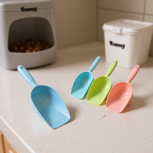Pelle à nourriture pour chien Yommy, 10 cm, en plastique, pour le stockage des aliments secs - Product Image 3