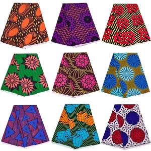 Nouveaux modèles de tissu africain imprimé en coton ciré 100% personnalisé pour vêtements africains, 6 yards - Product Image 5