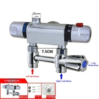 Robinet mélangeur thermostatique mural en laiton pour douche, à température constante, pour système de douche, hôtel, OEM
