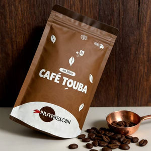 Sacs d'emballage alimentaire refermables Doypack personnalisés avec impression, emballage pour grains de café - Product Image 4