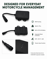 Traceur GPS filaire pour moto Trevaron : localisation en temps réel, alertes géofences, historique d'itinéraire de 30 jours, détection ACC, sonnerie à distance