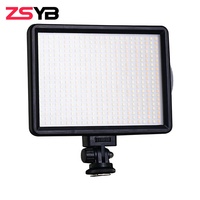 ZSYB P500 taşınabilir Mini Size15watt profesyonel kamera SMD Led Panel fotoğraf Video işığı