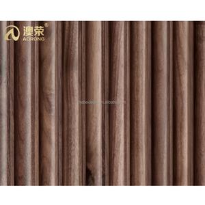 Noce concava Tambour <span class=keywords><strong>pannelli</strong></span> in legno decorazione interna <span class=keywords><strong>adesivi</strong></span> <span class=keywords><strong>murali</strong></span> decorazione mobili per ufficio decorazione ondulato rivestimenti scanalati - Product Image 4