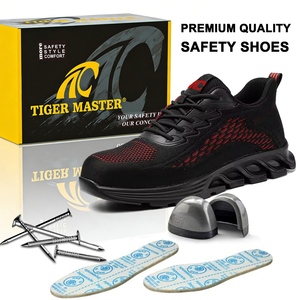 Calzado de Seguridad Deportivo Ligero con Forro de Malla para Hombre y Mujer, Puntera de Acero Anti-aplastamiento, Anti-pinchazos, Suela de <span class=keywords><strong>EVA</strong></span> Suave Antideslizante para Almacén - Product Image 3