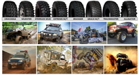 Structure tout acier LAKESEA 37X13.50R20LT 33X12.50R22LT RWL 4x4 SUV gamme A/T MT/pneus suv course terrain boue