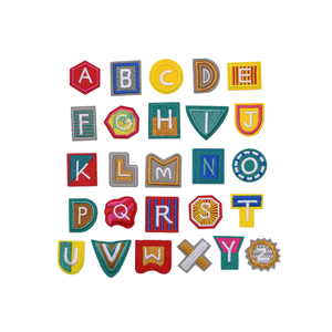 Tích cực chữ sắt trên các bản vá lỗi cho quần áo Thermo chất kết dính DIY tùy chỉnh ĐÍNH THÊU vá - Product Image 3