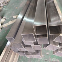 Tube carré en acier inoxydable 316 ASTM A554 soudé BA résistant à la corrosion, découpe, pliage, certifié ISO/CE, construction marine